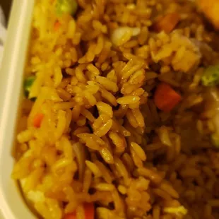 Chicken fried rice lunch special