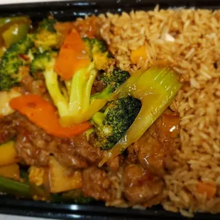 Beef in garlic sauce