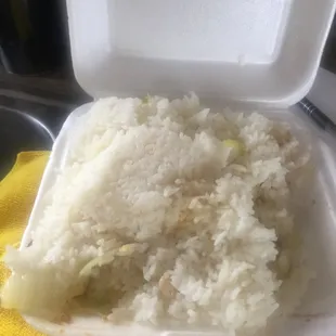 Left over rice