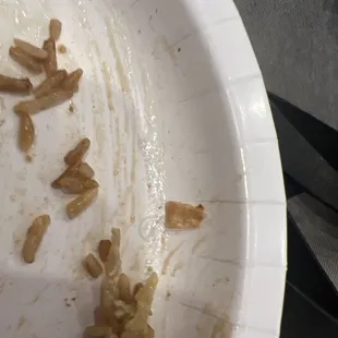 Ion no  Some hard shrimp back, corn kernel don't know