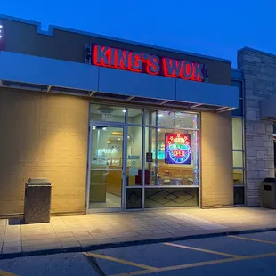 the front of the restaurant