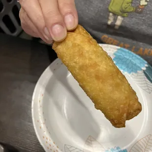 Not greasy &amp; tasty egg roll