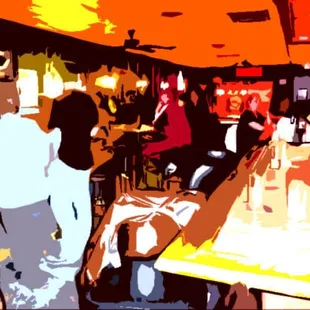 Artistic rendering of the interior of King's X.  Interested in the photo?  www.bet-n-man.com