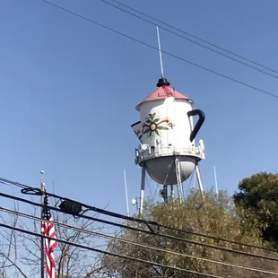 Coffee Park Water Tower Kingsburg, Ca