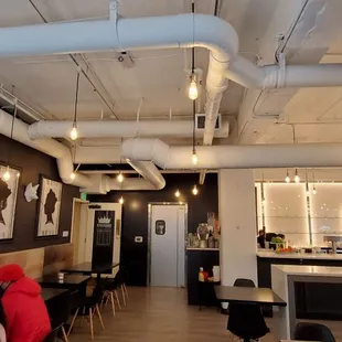 The inside, from around the corner (March 19, 2021)