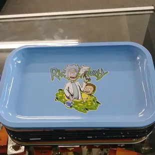 Rick n morty rolling tray