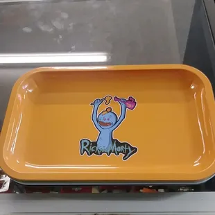 Rick and morty rolling tray
