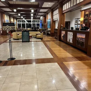 Reception area