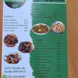 curry, menu