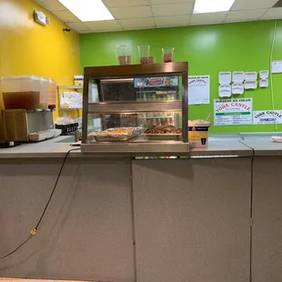 a view of a bakery counter