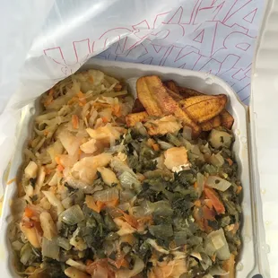 Callaloo and Saltfish