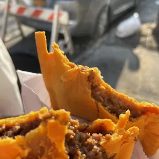 Beef Patty &amp; Chicken Patty