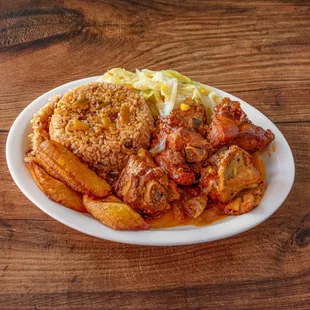 Brown stew chicken very delicious