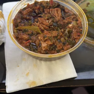 Efo riro...tasted bland