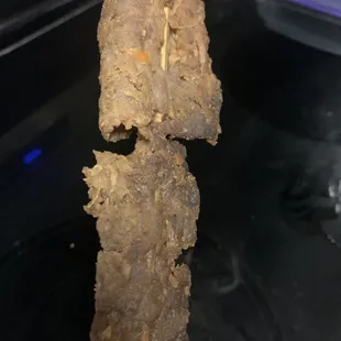 Spicy Beef Kabob (Suya)- $4.00