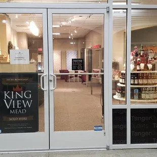 Watch sports while your family shops.  Enjoy a glass of mead , wine , hard cider or craft beer.