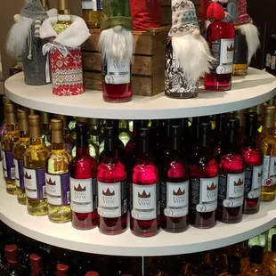Mead Wine and Hard Cider bottles to go.  You can also sit and relax and enjoy a beer or flight.