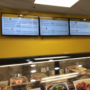 sushi and sashimi, interior