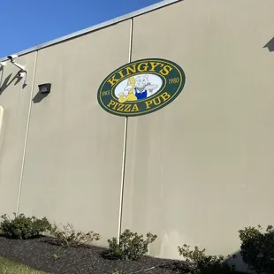 the front of the building