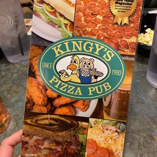 the menu