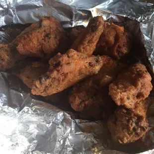 Cajun Garlic Chicken Wings