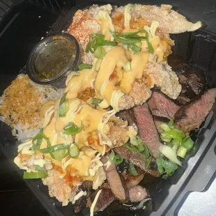 Combo A - Steak &amp; Dynamite Chicken