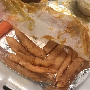 Days old fries !