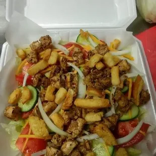 salads, food