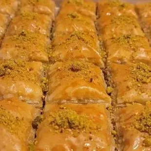 Pistachio baklava for my granddaughter birthday