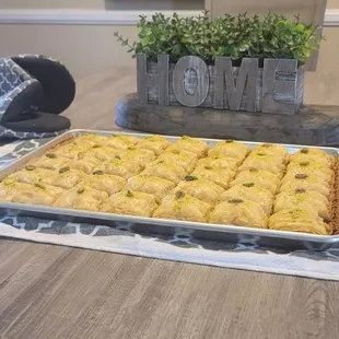 Pistachio baklava