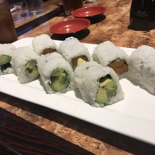 Avocado Roll and Sweet Potato Roll