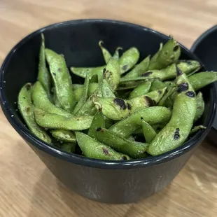 Grilled Edamame