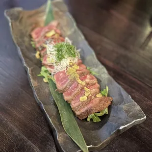 6/9/2022 american wagyu beef tataki