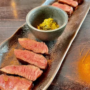 Thick cut beef tongue