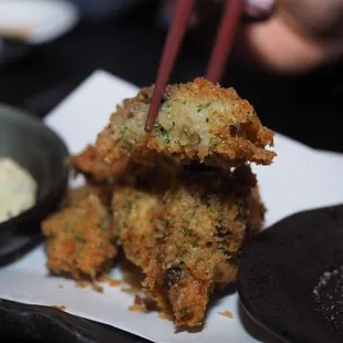 Fried Yearling Oysters