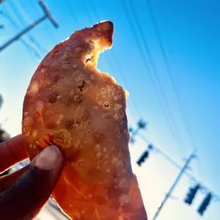 Beef &amp; cheese empanada