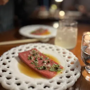Aged tuna