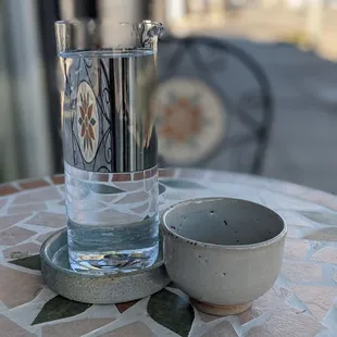 Water (served so cute!)