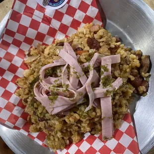 a plate of food
