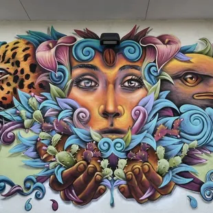 Cool mural outside!