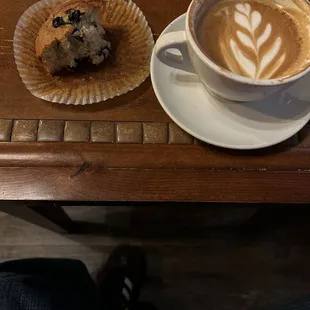 blueberry muffin &amp; lavender latte