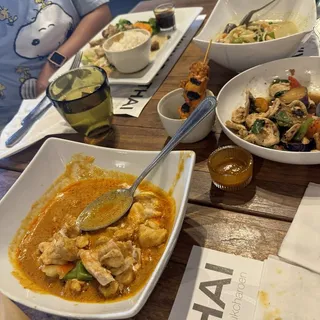 Salmon Green Curry Meal