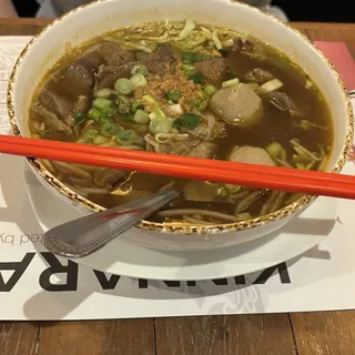 Beef Stew Noodle Soup Lunch