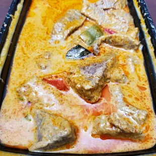 Panang Tender Beef Curry ($18.95) to-go