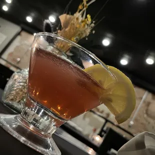 Elderflower citrus martini