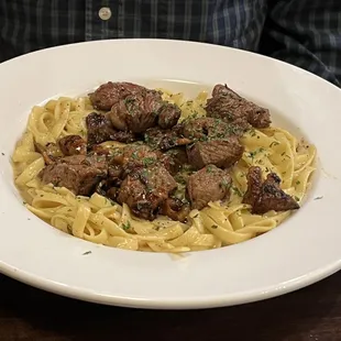 Creamy Beef Fettuccine