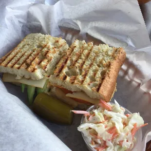 Avocado and Cheese Sandwich