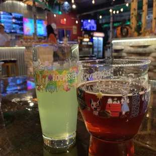 Mix funky monkey and pineapple...so good!