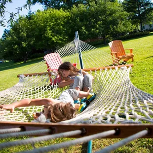 relaxing hammock