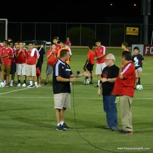 Ron Barber was on hand for an award ceremony.